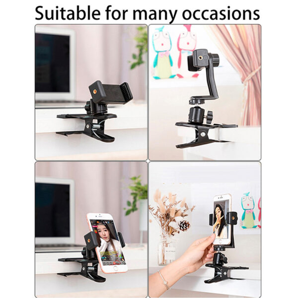 Guitar Head Clip Holder Live broadcast bracket clip Mobile Phone Kalimba Support Phone Stand Musical Instrument Accessories
