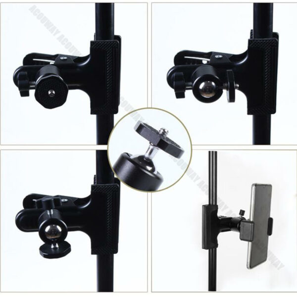 Guitar Head Clip Holder Live broadcast bracket clip Mobile Phone Kalimba Support Phone Stand Musical Instrument Accessories