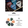 Acoustic Guitar Pick electric guitar plectrum mediator 0.46 /0.71/0.96/MM Bass Picks With Box 50/30/20pcs Package