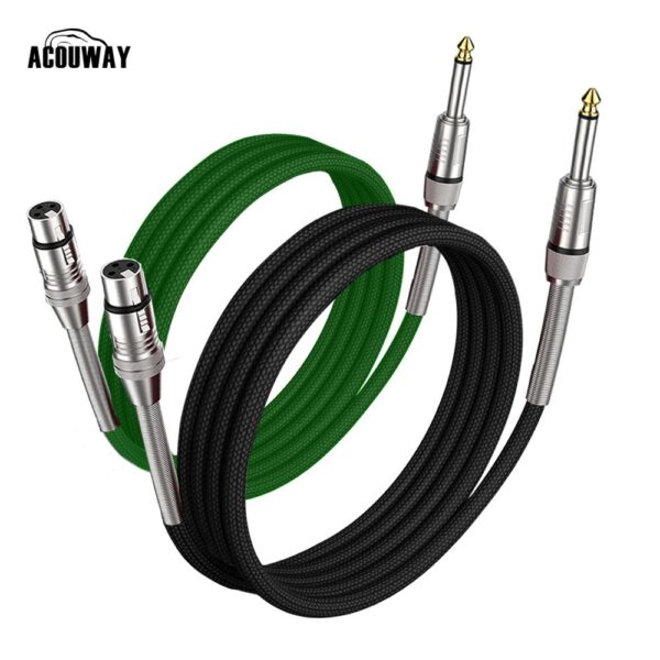 XLR Female To 6.35mm Microphone Cable Audio Mic Wire Cable For Mixer/Audio Sound Consoles/Speaker