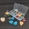 Acoustic Guitar Pick electric guitar plectrum mediator 0.46 /0.71/0.96/MM Bass Picks With Box 50/30/20pcs Package