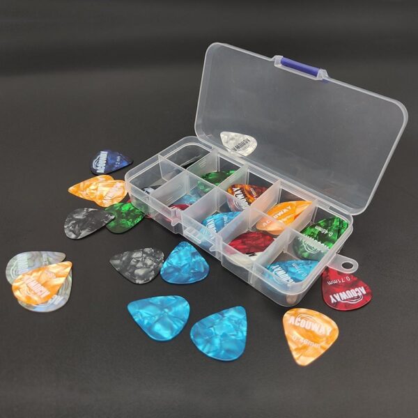Acoustic Guitar Pick electric guitar plectrum mediator 0.46 /0.71/0.96/MM Bass Picks With Box 50/30/20pcs Package