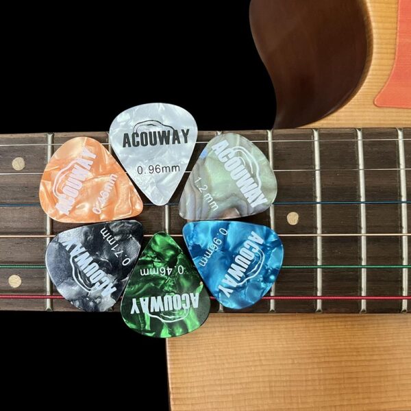 Acoustic Guitar Pick electric guitar plectrum mediator 0.46 /0.71/0.96/MM Bass Picks With Box 50/30/20pcs Package