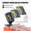 main-3 ACOUWAY Guitar Tuner Rechargeable Chromatic Digital Tuner With Color LCD Display String Instrument Accessories For Guitar Ukulele Violin Bass Mandolin
