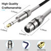 XLR Female To 6.35mm Microphone Cable Audio Mic Wire Cable For Mixer/Audio Sound Consoles/Speaker