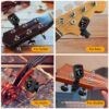 main-9 ACOUWAY Guitar Tuner Rechargeable Chromatic Digital Tuner With Color LCD Display String Instrument Accessories For Guitar Ukulele Violin Bass Mandolin