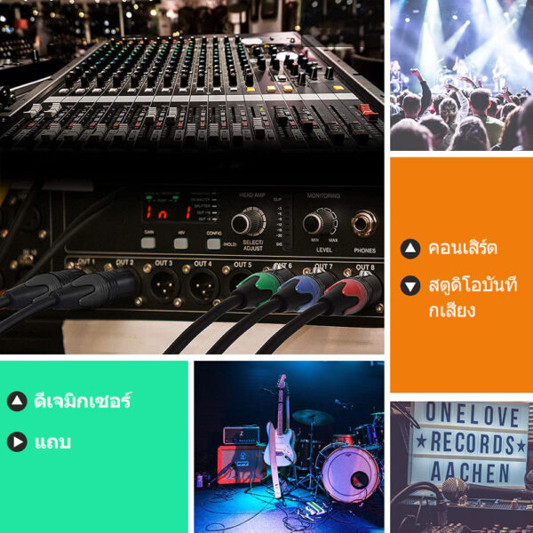 XLR Male To Female Microphone  Mixer Cable Audio Cord Wire Connector XLR M/F 3Pin Cable 1M/3M/5M/10 Meter Cannon Aux Cable Alloy Aluminum Accessory Durable