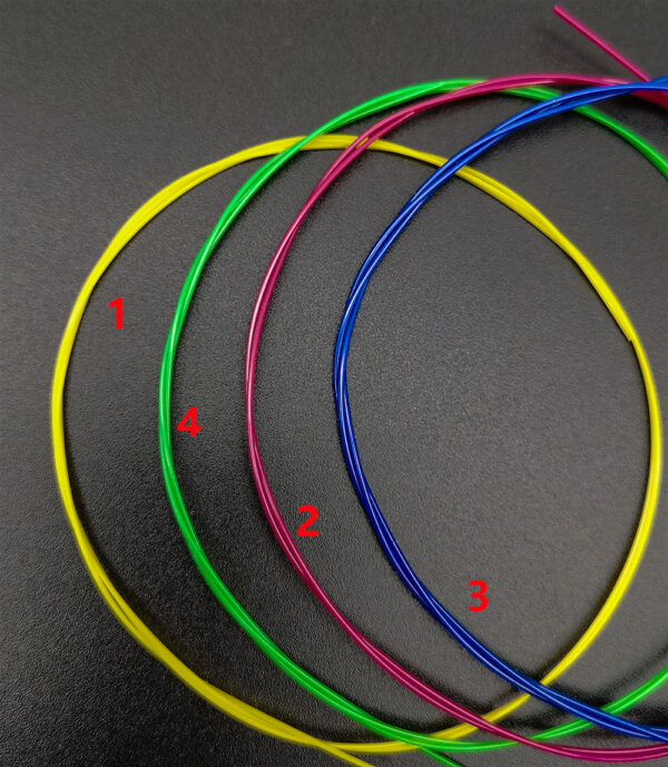 Acouway Ukulele String Nylon Material  (4pcs/ set) Soprano Concert Tenor Ukelele Strings