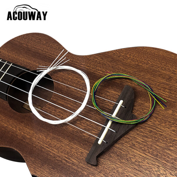 Acouway Ukulele String Nylon Material  (4pcs/ set) Soprano Concert Tenor Ukelele Strings