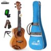 Acouway Ukulele Soprano/Concert Beginner Mahogany 21/23 Inches Ukelele With FREE Accessory Ukulele Kits