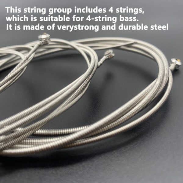 Bass String 4 Stainless Steel Bass Guitar String 4 Pcs/Set Guitar Parts And Accessories Durable