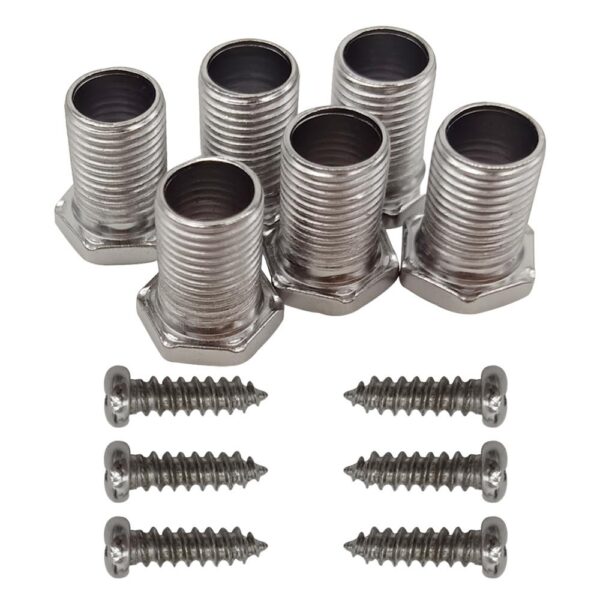 2-6 pcs Guitar Machine Head Knobs String Tuning Pegs for Acoustic/Electric Guitar Full Closed 18:1 Gears/Tombol Kepala Mesin Gitar, Peg Penalaan Tali