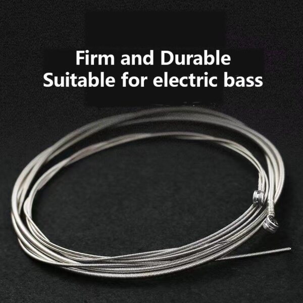Bass String 4 Stainless Steel Bass Guitar String 4 Pcs/Set Guitar Parts And Accessories Durable