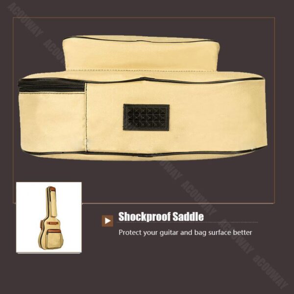 ACOUWAY 41inch Guitar bag cover waterproof Backpack electric guitar case front Pockets 10MM Cotton Pad