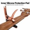 ACOUWAY Guitar Capo with Pick Slot Metal Guitar Key Clamp for Acoustic electric Guitar With pin puller function including a pc free pick