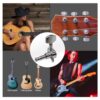2-6 pcs Guitar Machine Head Knobs String Tuning Pegs for Acoustic/Electric Guitar Full Closed 18:1 Gears/Tombol Kepala Mesin Gitar, Peg Penalaan Tali