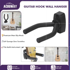 Wall Mount Guitar Hanger Hook Non-Slip Holder Stand For Acoustic Ukulele Violin Bass Instrument Acc