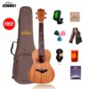 Acouway Ukulele soprano/Concert/tenor Ukelele 21/24/26 mahogany ukulele guitar Japan Carbon strings