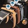 Acouway Guitar Capo Clamp for Acoustic and Electric Guitar with Bridge Pin Remover and Guitar Pick Slot holder Aluminum Alloy material