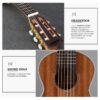 Acouway 28 inch Guitar Guitalele Guitarlele ukulele Sapele body 6 Strings 18 Frets Classical Knob
