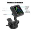 Aroma Guitar Tuner AT-102 Rechargeable Clip-on Tuner With Built-in Battery USB For Guitar Ukulele