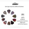 Acoustic Guitar Picks Mediator electric guitar plectrum 0.46 /0.71/0.96/MM Bass Picks Free box With Cool Skull Image