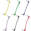 6Pcs/set Guitar Patch Cables Colorful Guitar cable for Guitar Effect Pedal 6.35 Angled Plug Low noise shielded Effect Pedal Cord Effect extension cable