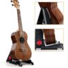 AROMA Foldable ukulele guitar stand hold also support violin fiddle mandolin with Adjustable Length A-frame design 2 sizes available