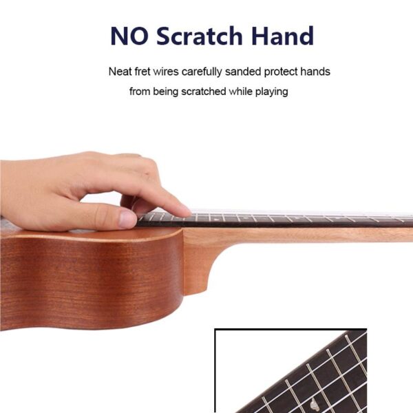 Acouway Ukulele Ukulele 21/24/26 soprano concert tenor Inch Ukulele Sapele body Auqila string with free Accessories and Gigbag, authentic Ukulele, world-class brand.