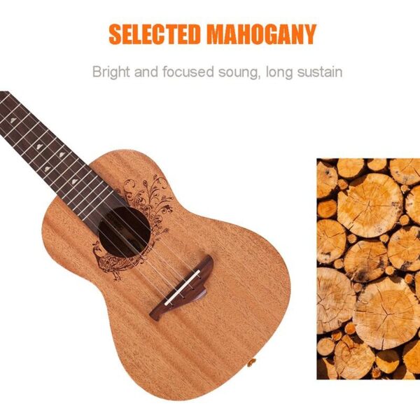 Acouway Ukulele soprano/Concert/tenor Ukelele 21/24/26 mahogany ukulele guitar Japan Carbon strings