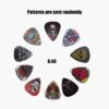 Acoustic Guitar Picks Mediator electric guitar plectrum 0.46 /0.71/0.96/MM Bass Picks Free box With Cool Skull Image