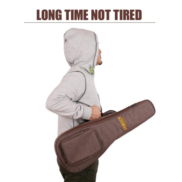 Acouway Ukulele Bag 10MM Padded Case 24/26 Inch Concert/Tenor Size Oxford Cloth Ukelele Cover Gigs