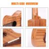 Acouway Ukulele soprano/Concert/tenor Ukelele 21/24/26 mahogany ukulele guitar Japan Carbon strings