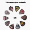 Acoustic Guitar Picks Mediator electric guitar plectrum 0.46 /0.71/0.96/MM Bass Picks Free box With Cool Skull Image