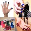 Guitar Accessories kit Holder Guitar tuner+Capo+Guitar Pick+Strap+Fingertip Protector/ Guitar Rack Bundle Package