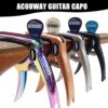 Acouway Guitar Capo Clamp for Acoustic and Electric Guitar with Bridge Pin Remover and Guitar Pick Slot holder Aluminum Alloy material