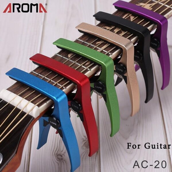 Acouway Ukulele capo Guitar capo clamp Zinc alloy material 3 colors options for ukelele capo
