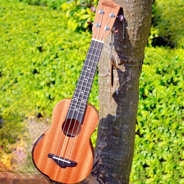 Acouway Ukulele Ukulele 21/24/26 soprano concert tenor Inch Ukulele Sapele body Auqila string with free Accessories and Gigbag, authentic Ukulele, world-class brand.
