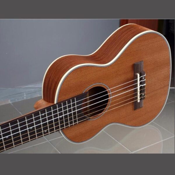 Acouway 28 inch Guitar Guitalele Guitarlele ukulele Sapele body 6 Strings 18 Frets Classical Knob