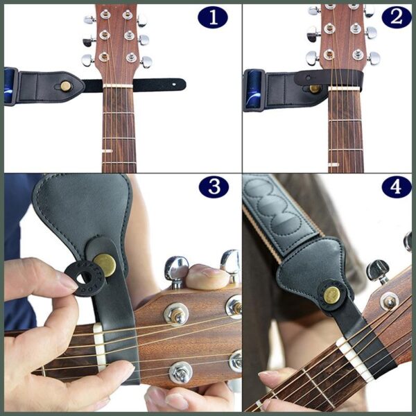 Acouway Adjustable Ukulele Strap Belt Sling With Hook Soft Polyester Woven Printing Pattern