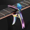 Acouway Guitar Capo Clamp for Acoustic and Electric Guitar with Bridge Pin Remover and Guitar Pick Slot holder Aluminum Alloy material