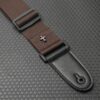 Electric Guitar Strap Acoustic Folk Guitar Belt Vintage Cross Personality Guitar Straps with Pick Holder Pocket