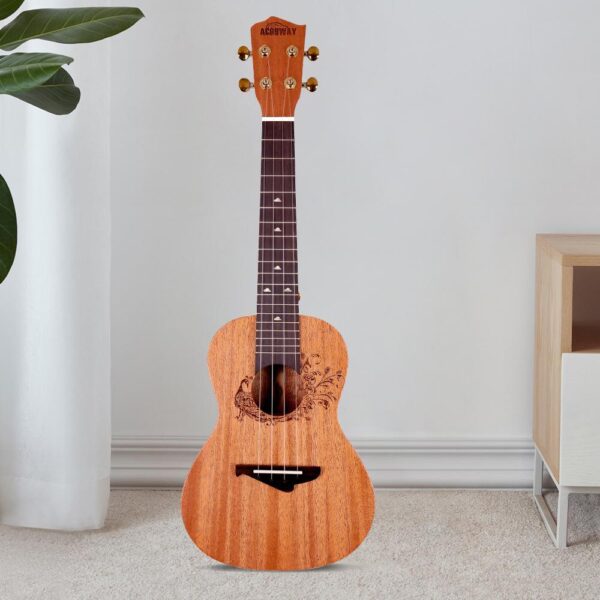 Acouway Ukulele soprano/Concert/tenor Ukelele 21/24/26 mahogany ukulele guitar Japan Carbon strings