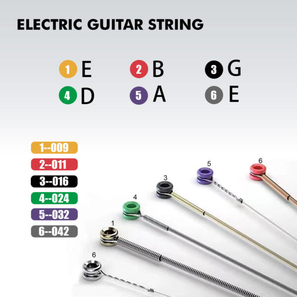 6Pcs/Set Acoustic Guitar String Set Brass String For Guitar with 3 in 1 winder cutter Pin puller